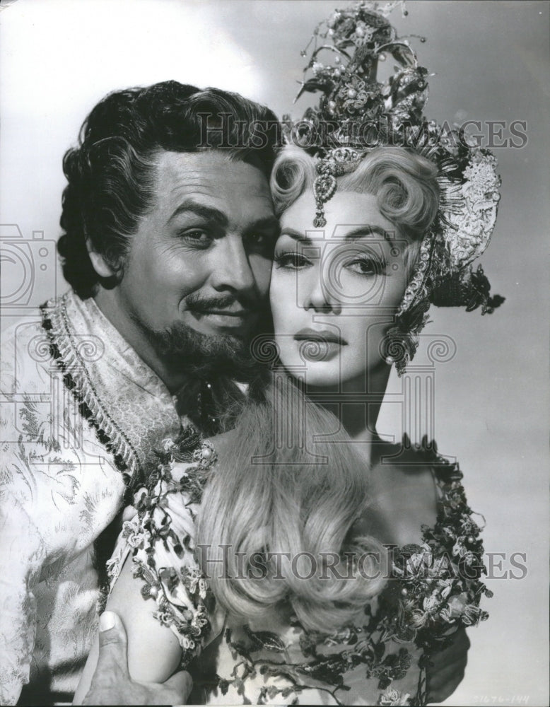 1956 Dolores Gray Howard Keel Film Actor - Historic Images