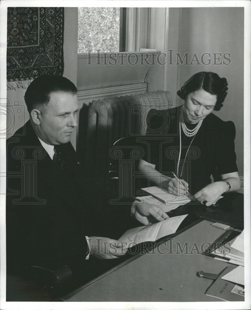 1941 John Alfred Hannah President Michigan  - Historic Images