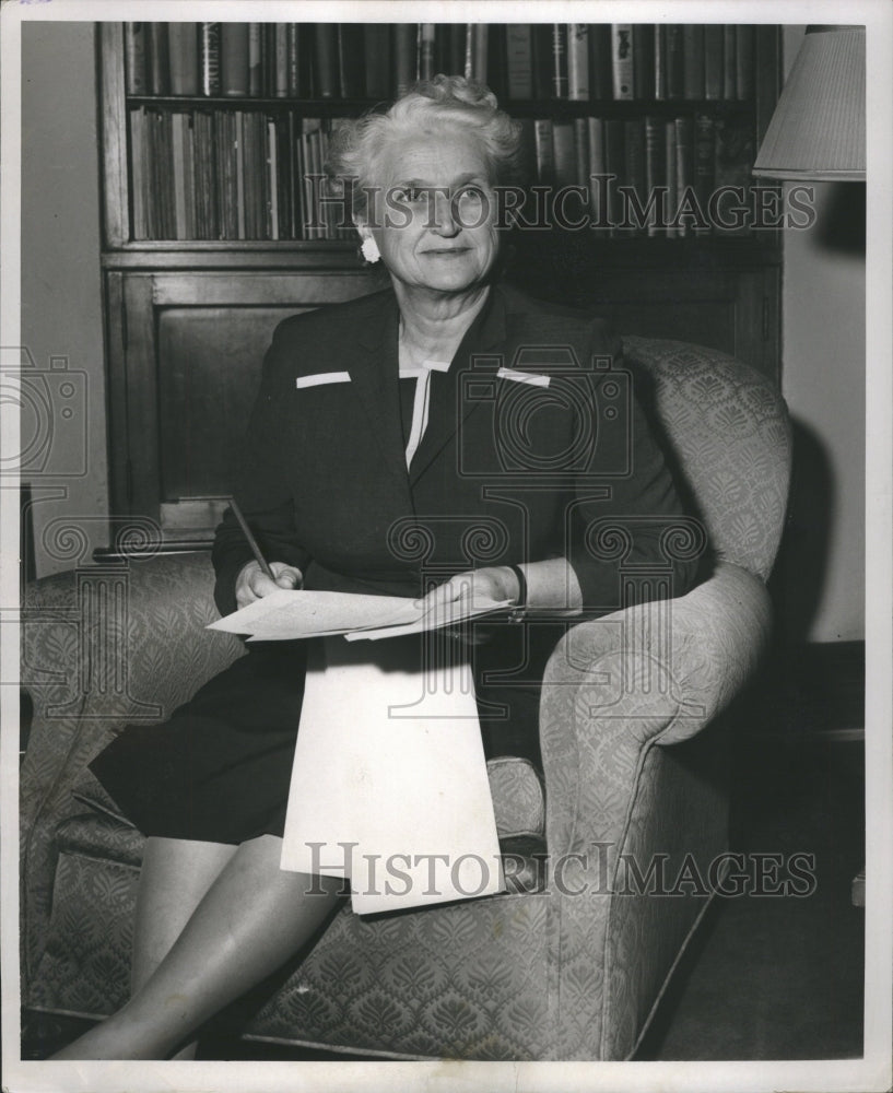1953 Lola Jeffries Hanavan Wife Mayor - Historic Images