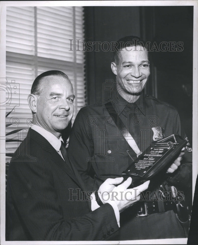 1958  Commissioner Hart Patrolman Capers Ha - Historic Images