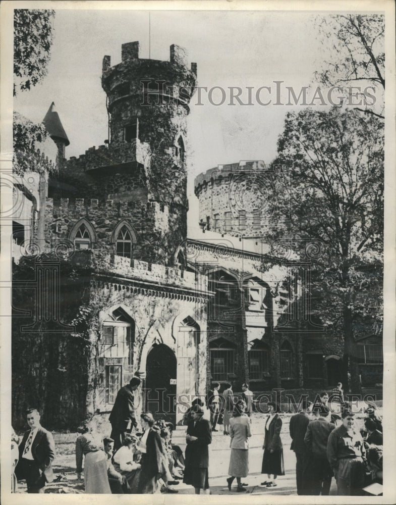 1949 Brandeis University Students Castle - Historic Images