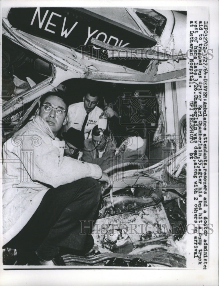 1964 Accidents Buses - Historic Images