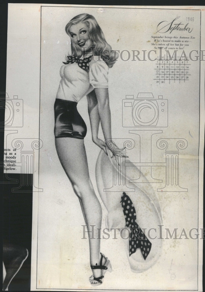 1972 Mark Gabor Verge Girl Calender - Historic Images