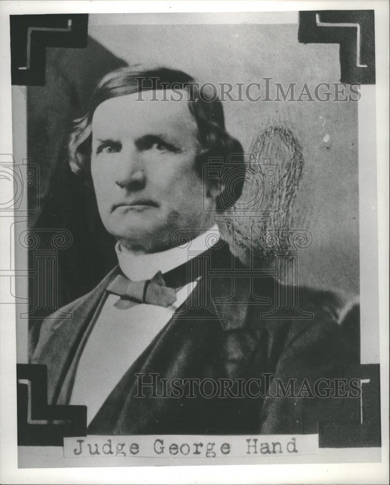 1936 Press Photo Judge George Hand Detroit Pioneer - RRR74559 - Historic Images