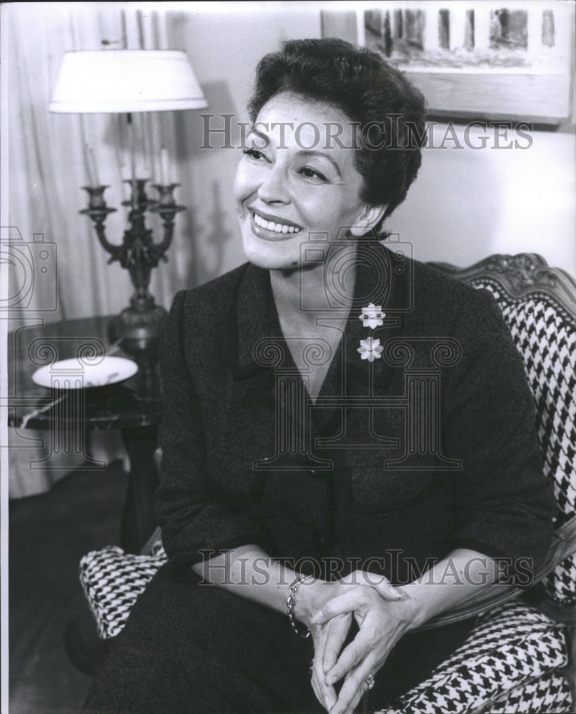 1960 Nancy Kelly American Actress Lady - Historic Images