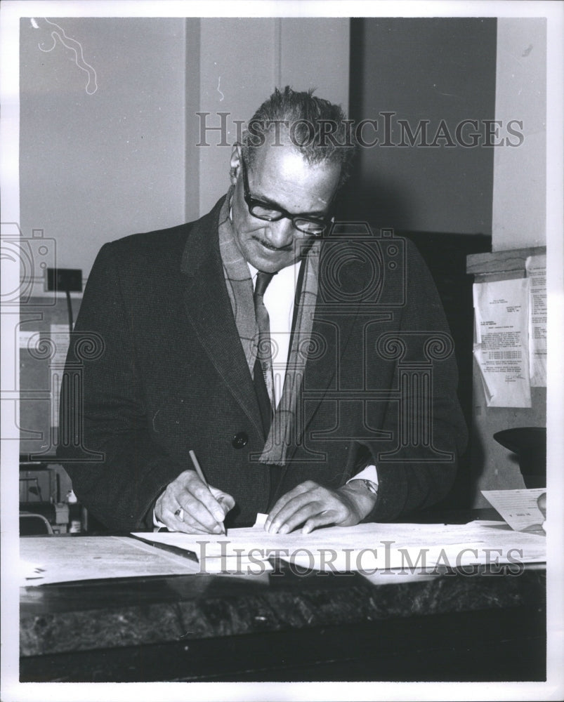 1974 Daniel W.West Judge Profile Picture - Historic Images