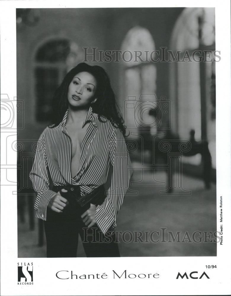 1995 Chanté Moore Jazz Singer. - Historic Images