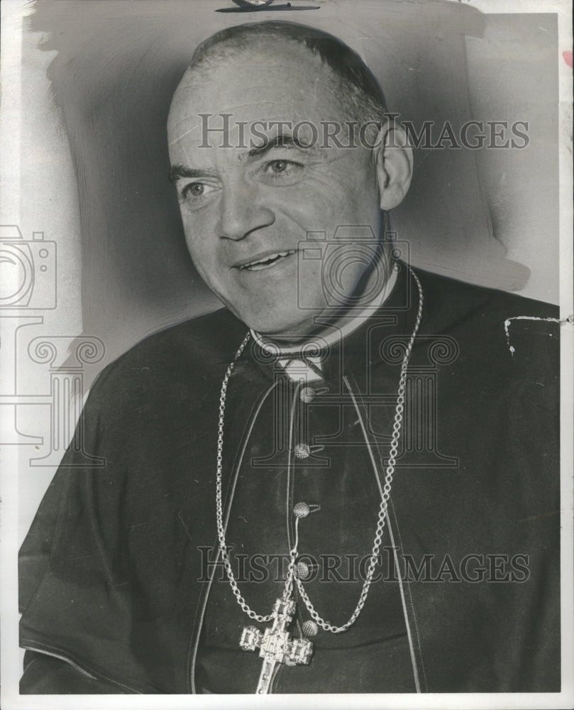 1960 Rev. Harold Henry Catholic Bishop - Historic Images