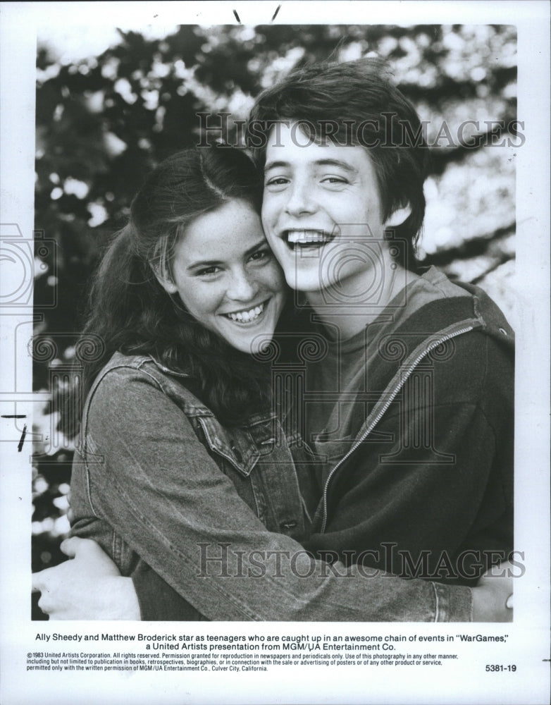 1988 Matthew Broderick Ally Sheedy Actress - Historic Images