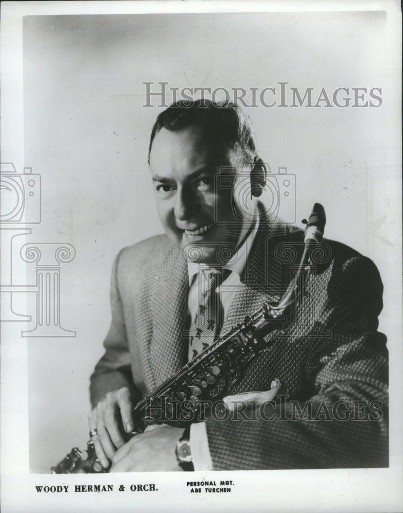 1954 Woodrow Charles Herman Jazz Clarinetis - Historic Images