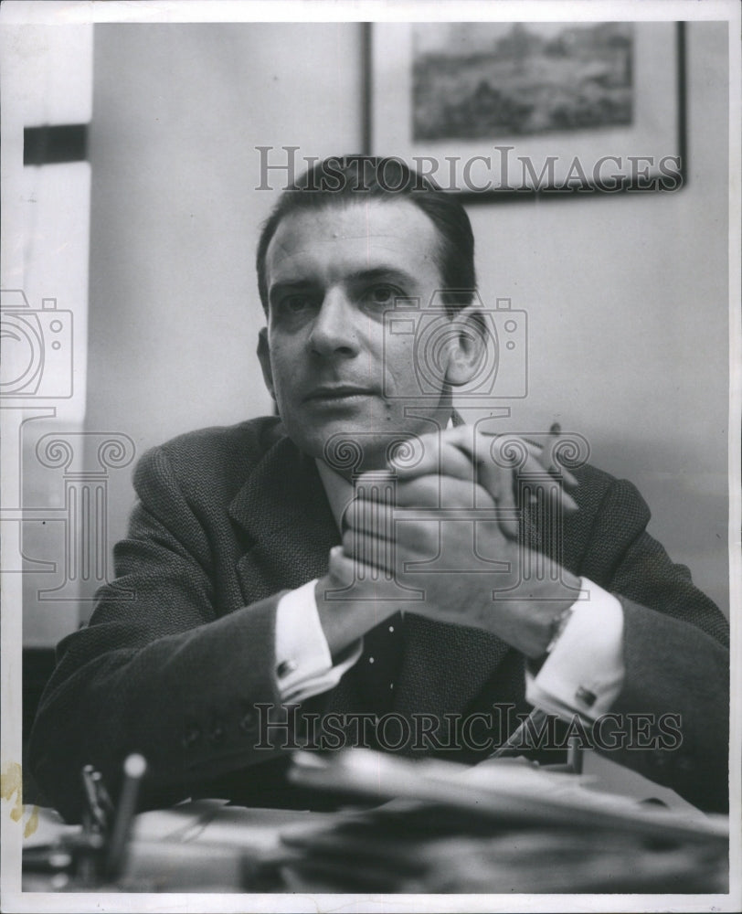 1957 Erick Da- Rin, New Italian Consul - Historic Images