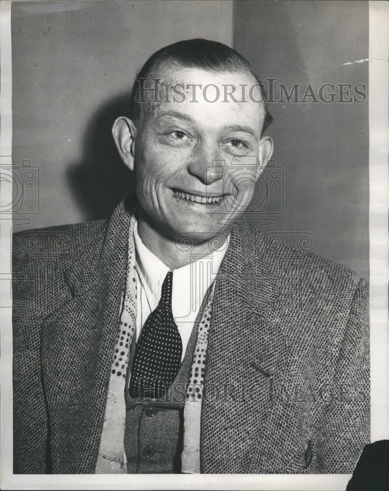 1938 Press Photo Robert Darrow Picket Captain - Historic Images