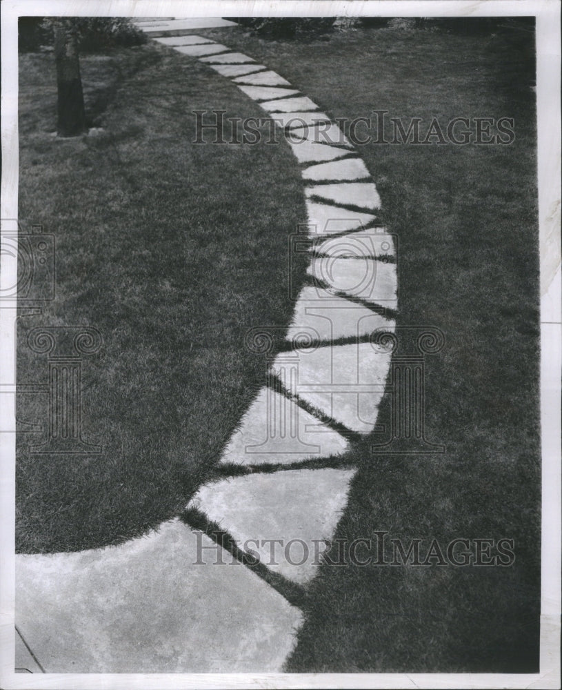 1950 Concrete Level Pattern - Historic Images