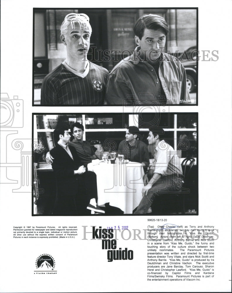 1997 Kiss Me Guido Film Shots Vitale - Historic Images