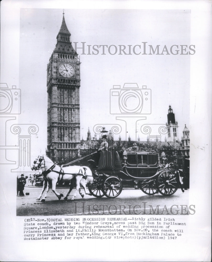 1947 Parliament Richly Gilded Irish State - Historic Images