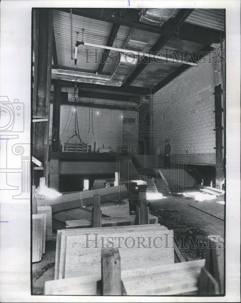 1971 Gateway Center Interior Construction - Historic Images