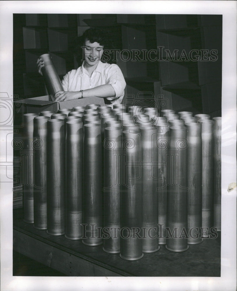 1952 Artillery shells ready for transport - Historic Images