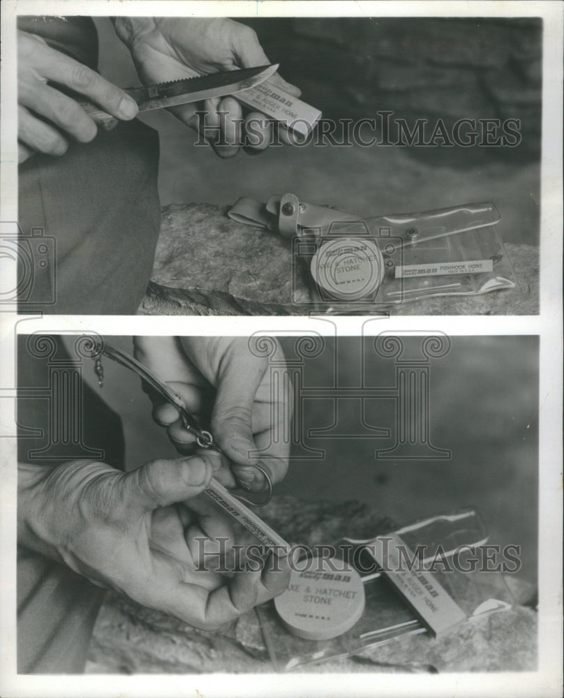 1971 Pocket size sharpening tool - Historic Images