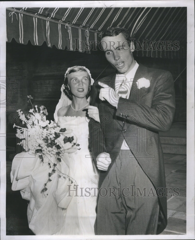 1955 Samuel Sherer Wife Mary - Historic Images