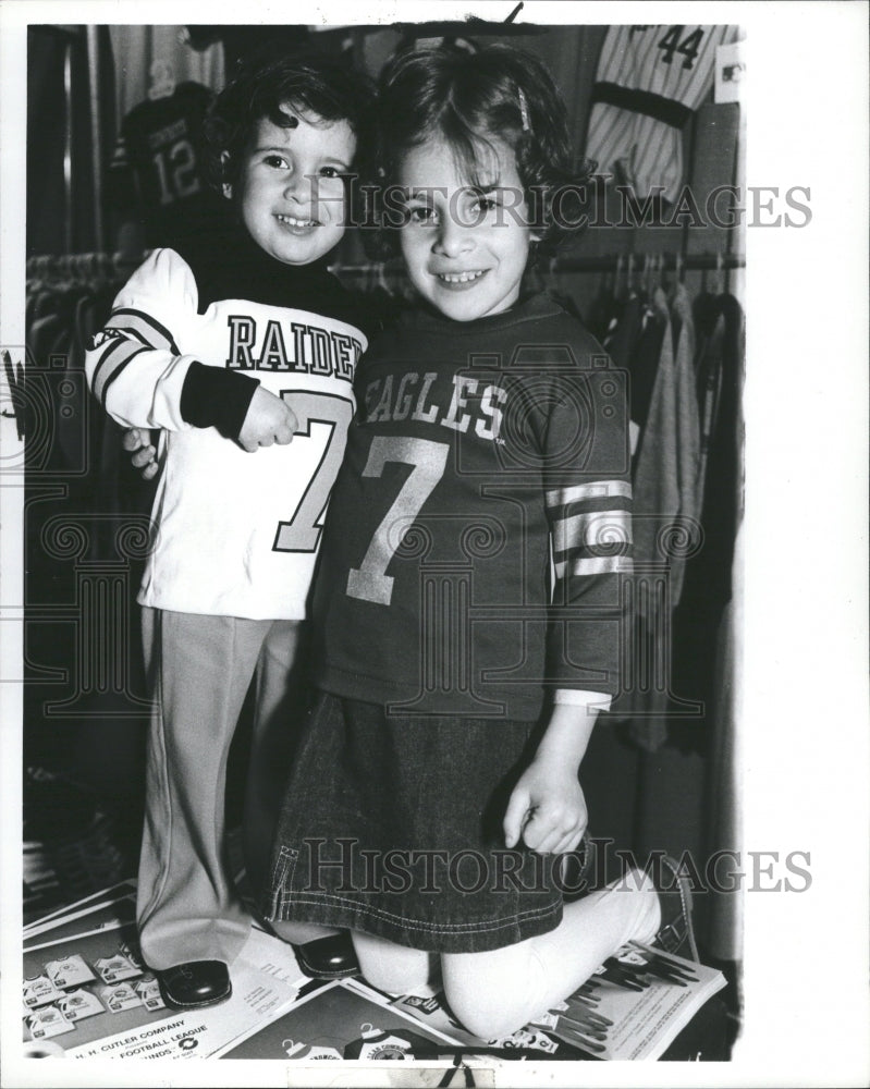 1981 Children Clothes Room Eagles 7 Dress - Historic Images