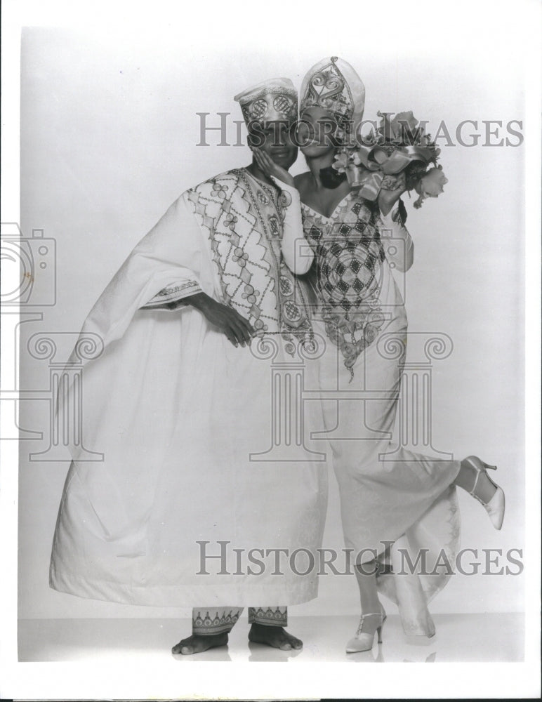 1996 Couple Wedding Clothing - Historic Images