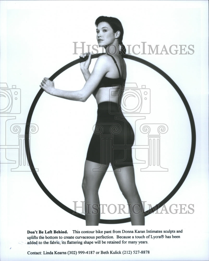 1996 Donna Karan Bike Pant Lycra Sculpts - Historic Images