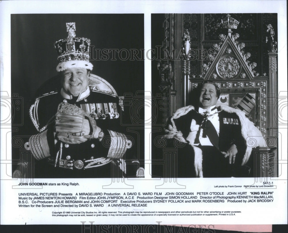 1994 John Goodman Film Actor King Ralph - Historic Images