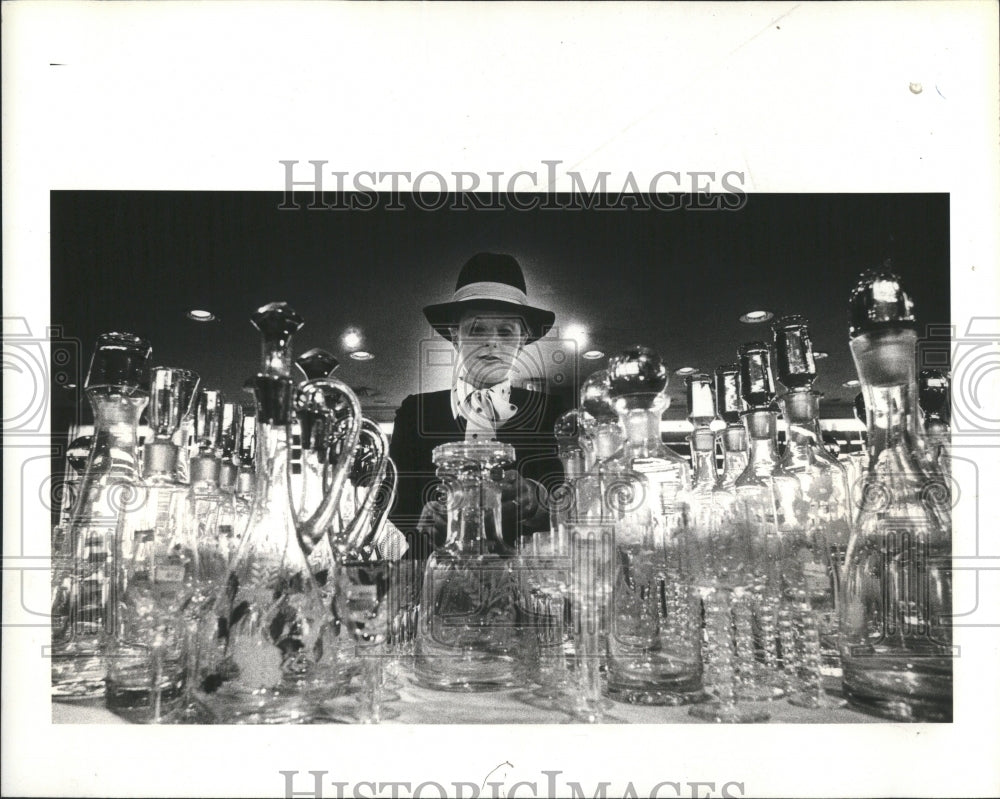 1979 Gerry Goodman Owner Shop Glass Bottles - Historic Images