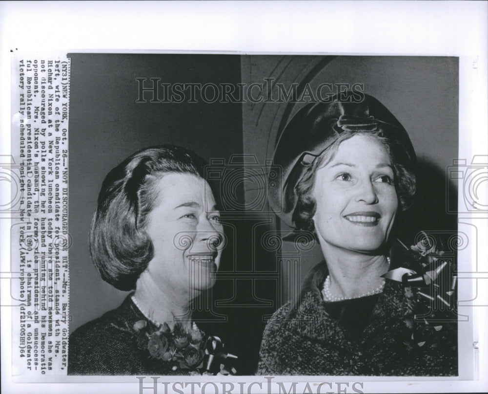 1964 Mrs Berry Goldwater New York Nixon  - Historic Images
