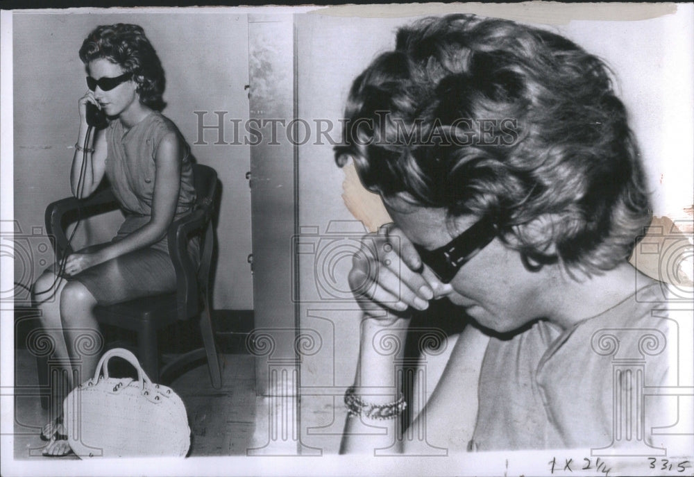 1961 Georgine Gorman Miami Society Glasses - Historic Images
