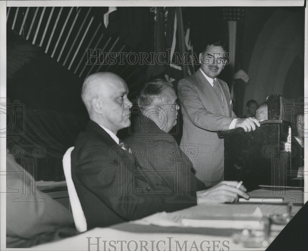 1945 Press Photo People Governors Conference Meeting - Historic Images