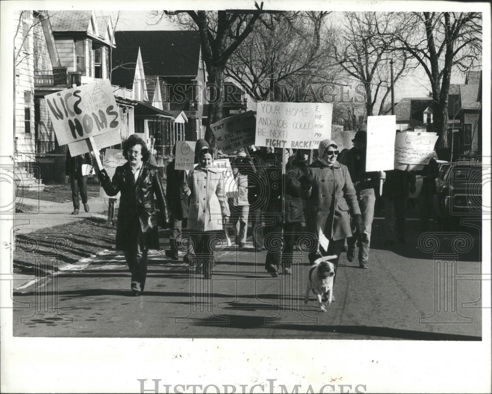 1980 GM Poletown protestors - Historic Images