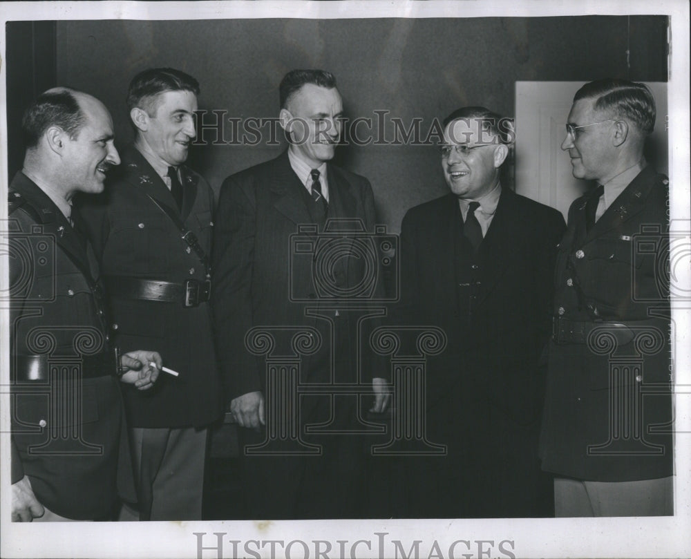  Col FRobert FGleim Commending Officer W.Car - Historic Images