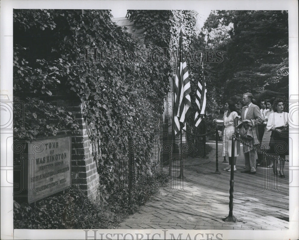 1947 Press Photo Mount Vernon George Washington - Historic Images