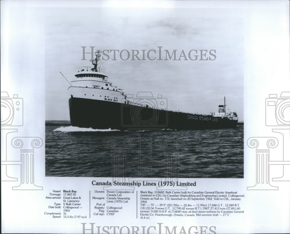 1977 SS Black Bay canadian liner - Historic Images