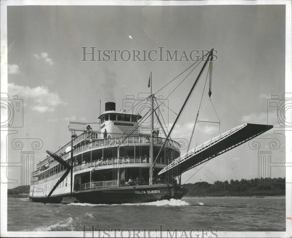 1948 Steamboat Ship Water Sun Travel - Historic Images