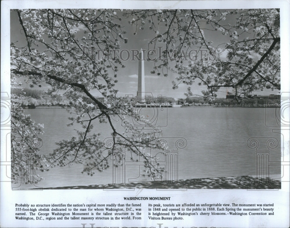 1973 A view of the Washington Monument - Historic Images