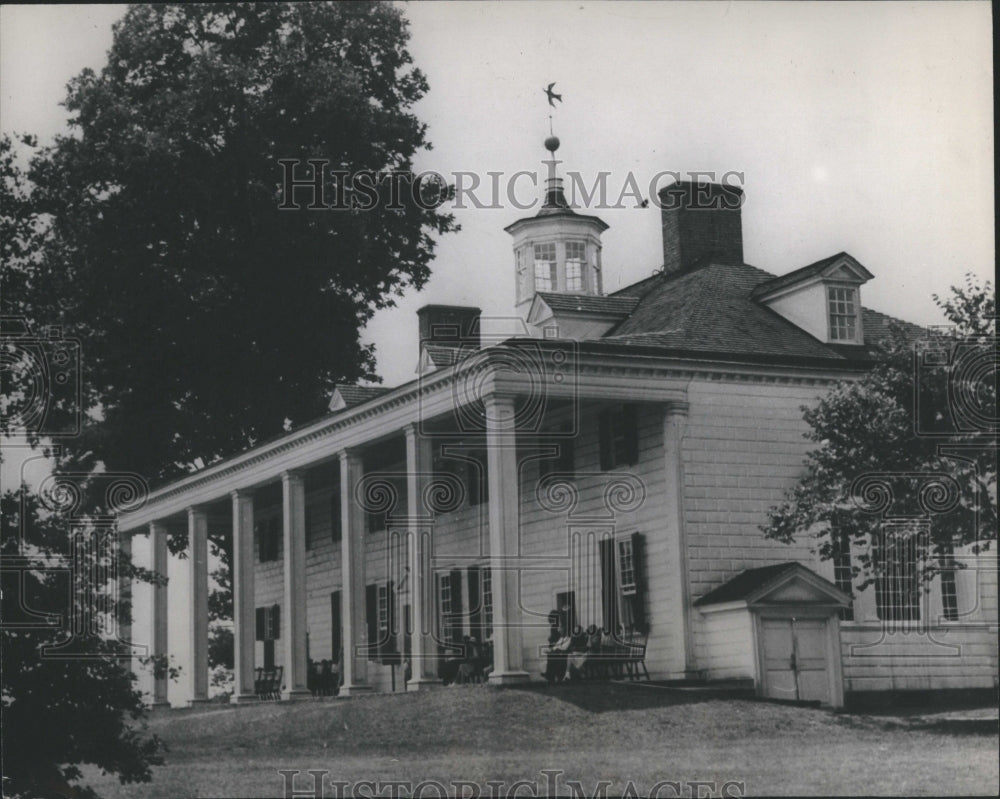 1955 Mount Vernon Home George Washington - Historic Images