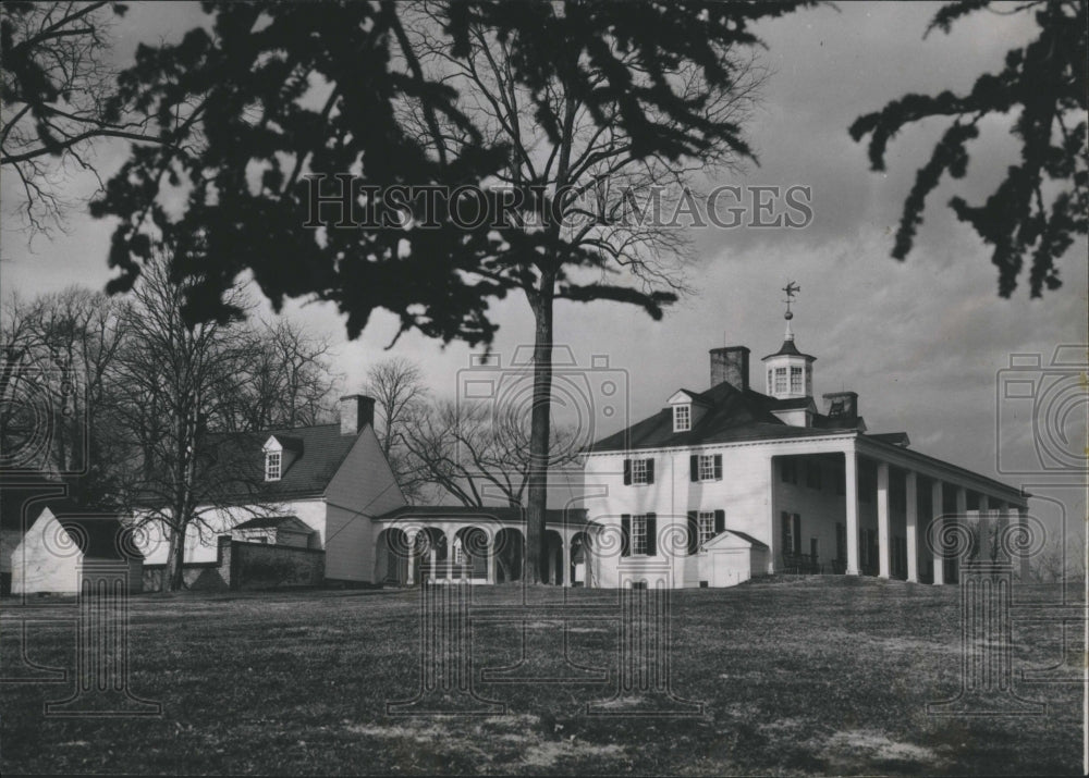 1940 George Washington's House, Mt Vernon - Historic Images
