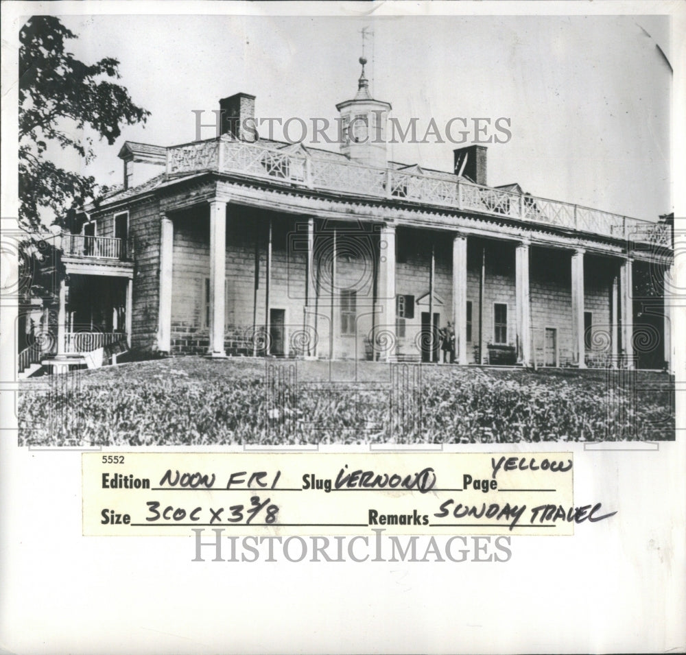 1976 George Washington&#39;s House, Mt Vernon - Historic Images