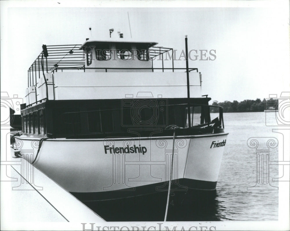 1982 S S Bobbo Frendship Boat Water Harber - Historic Images