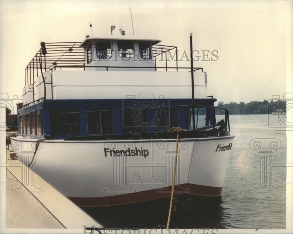 1982 Bois Blanc Island Roach Boat Water - Historic Images