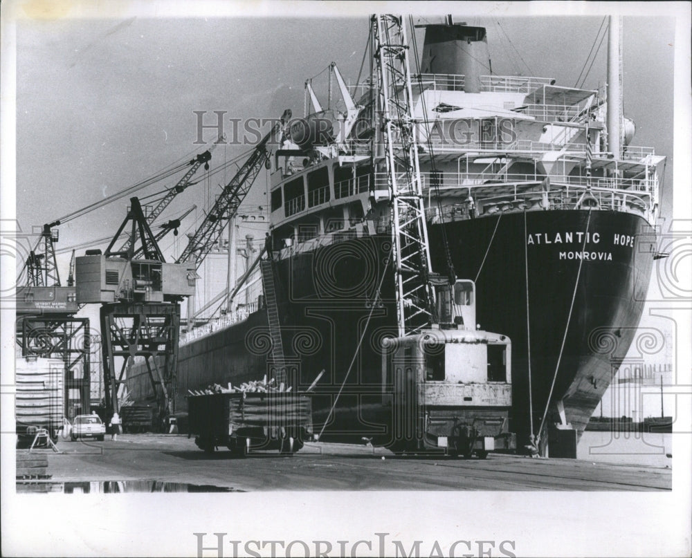 1986 Atlantic Hope 635 Boat Ship Monrovia - Historic Images