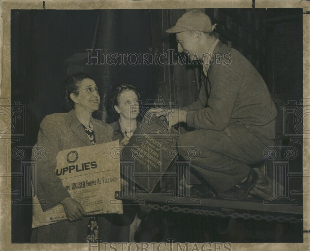 1948 Presidential Election Polls Chicago - Historic Images