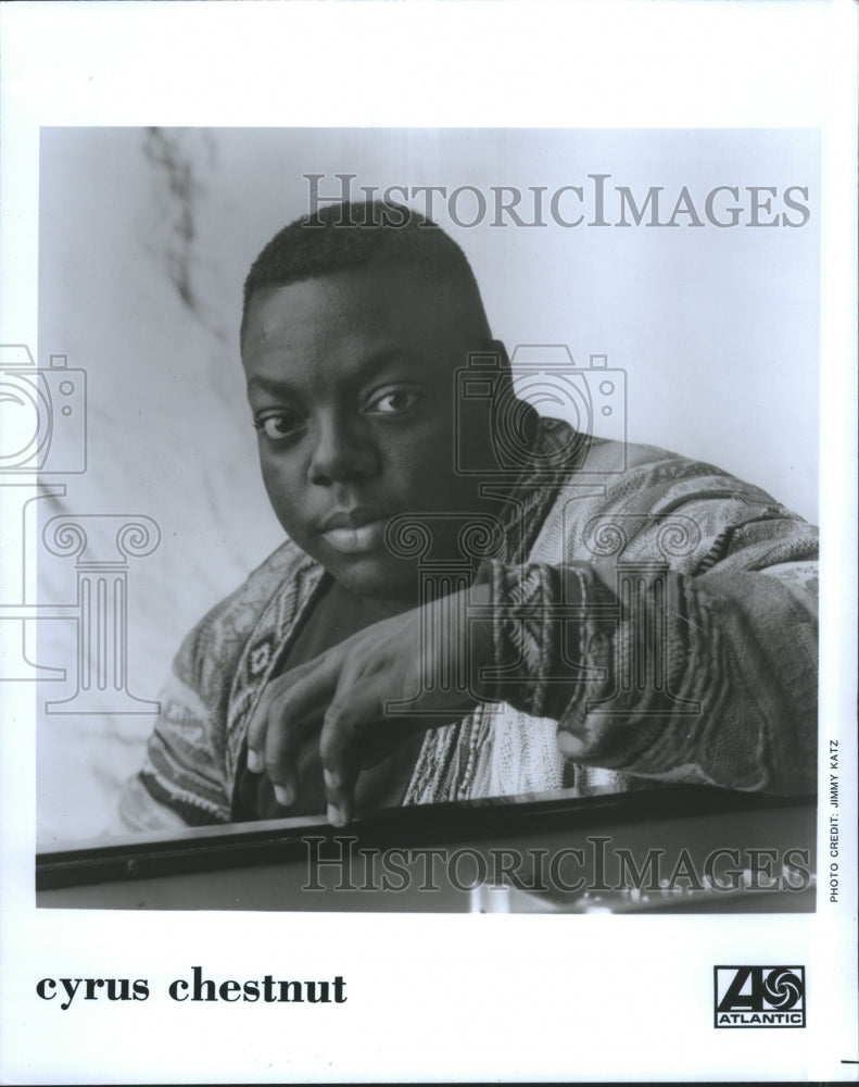 1994 Cyrus Chestnut Jazz Pianist Musician - Historic Images