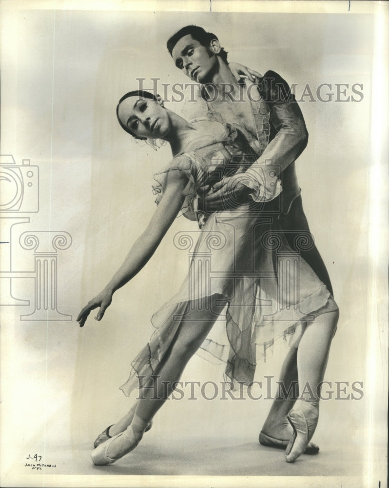 1974 Dancers in a scene of &quot;Remembrance&quot; - Historic Images
