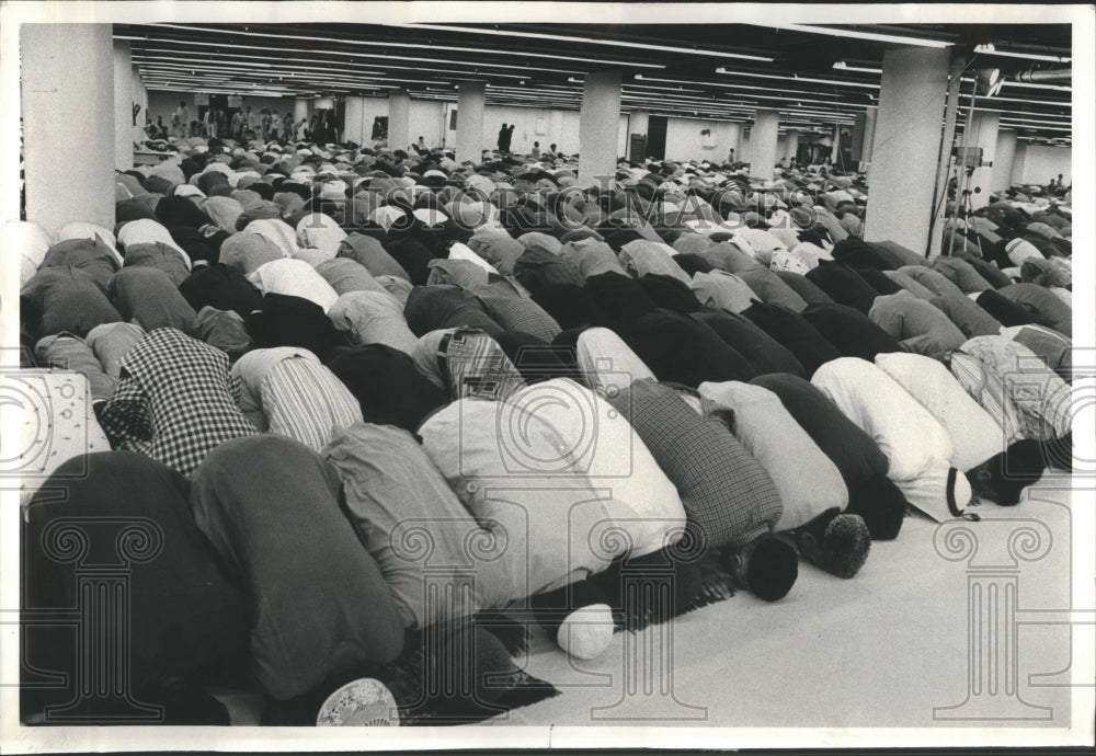 1977 Eid-ul-Fitr Prayer Service McCormick - Historic Images
