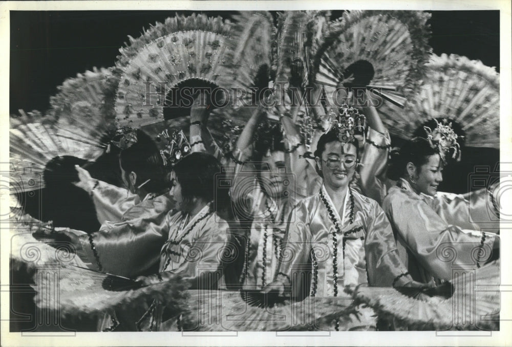 1961 Oriental Dance at World Peace Festival - Historic Images