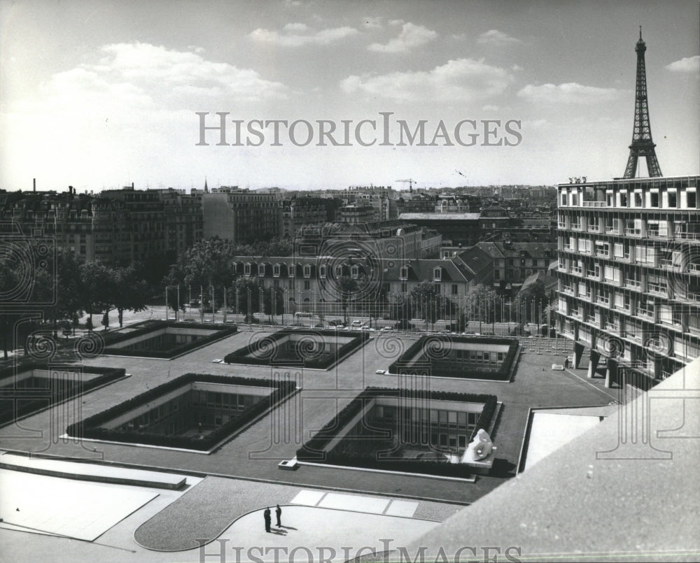 1966 Press Photo Paris France UNESCO Building - RRR82063 - Historic Images