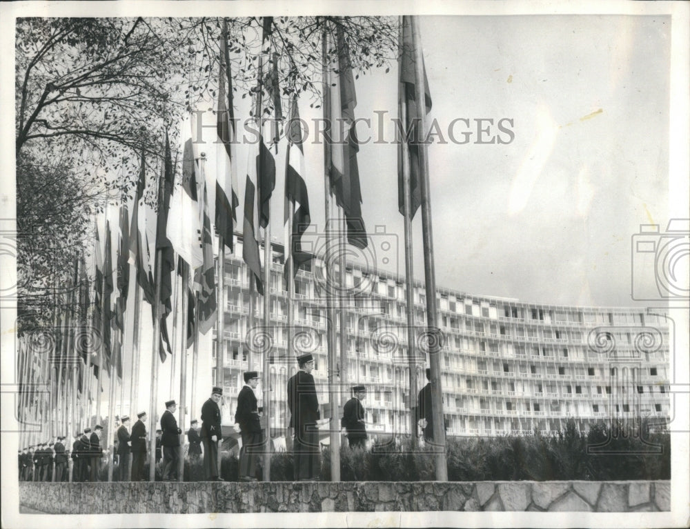 1958 UNESCO Palace Paris France  - Historic Images